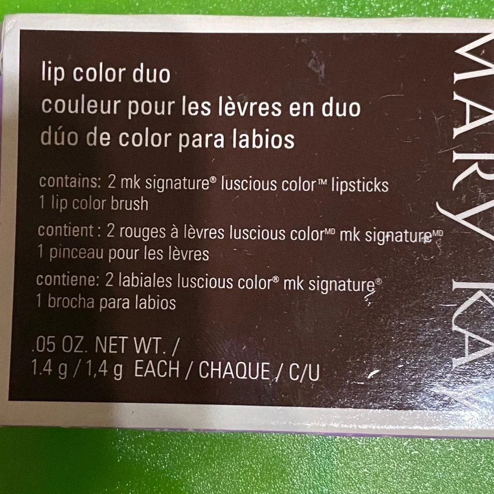 Mary Kay Lip Color Duo Raisin/Rose and Bronze/Amber